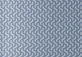 Rattan Blue Dusk Silver Luxury Geometric Wallpaper