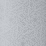 Willow Silver Luxury Geometric Wallpaper