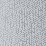 Willow Silver Luxury Geometric Wallpaper