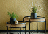 Willow Honey Yellow Luxury Geometric Wallpaper