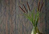Bramble Caramel Brown Luxury Leaf Wallpaper