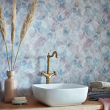 Quartz Blue Dusk Luxury Marble Wallpaper