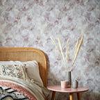 Quartz Chamomile Pink Luxury Marble Wallpaper