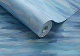 Prism Blue Dusk Luxury Geometric Wallpaper