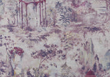 Pavilion Rose Pink Luxury Toile Wallpaper