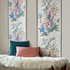 Lilliana Cream Luxury Floral Wallpaper