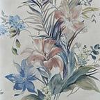 Lilliana Cream Luxury Floral Wallpaper