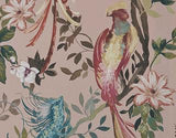 Bird Sonnet Jet Black Luxury Bird Wallpaper