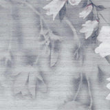 Trailing Magnolia Mist Grey Luxury Floral Paperweave Mural