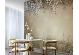 Trailing Magnolia Burnished Gold Luxury Floral Wall Mural