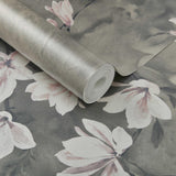 Trailing Magnolia Burnished Gold Luxury Floral Wall Mural
