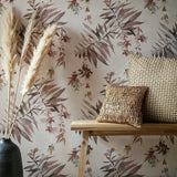 Essence Pink Quartz Luxury Floral Wallpaper