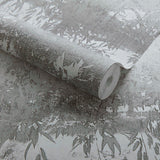 Serenity Sepia Grey Luxury Tree Wallpaper