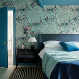 Kilburn's Coral - Mist Green Wallpaper