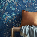 Kilburn's Coral - Ocean Blue Wallpaper