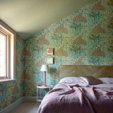 Macaw - Olive Green Wallpaper