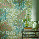 Macaw - Olive Green Wallpaper