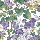 Floribunda - Lavender Dream Lilac Wallpaper