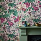 Floribunda - Blush Pink Wallpaper