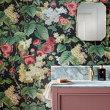 Floribunda - Midnight Black Wallpaper