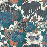 Mandarin Garden - Ink Wallpaper