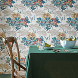 Paeonia - Warm Sand Wallpaper