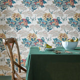 Paeonia - Warm Sand Wallpaper