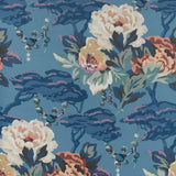Paeonia - Indigo Purple Wallpaper