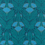 Floral Fanfare - Cornflower Blue Wallpaper