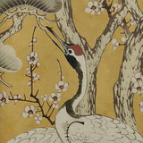 Kyoto Blossom - Golden Yellow Wall Mural