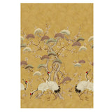 Kyoto Blossom - Golden Yellow Wall Mural