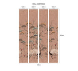 Kyoto Blossom - Sandstone Pink Wall Mural