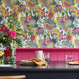 Pineapple Garden - Yellow Wallpaper