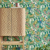 Pineapple Garden - Verde Green Wallpaper