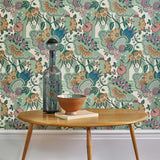 Pineapple Garden - Sage Green Wallpaper