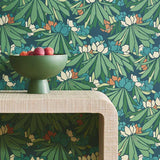 Rhododendron - Forest Green Wallpaper