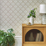 Calico Shell - Ivory Wallpaper