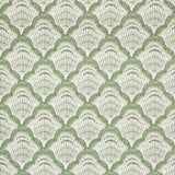 Calico Shell - Verde Green Wallpaper