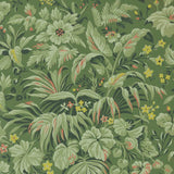 Palmette - Forest Green Wallpaper
