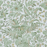 Palmette - Sage Green Wallpaper