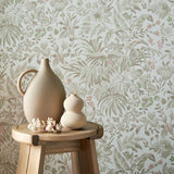 Palmette - Natural Wallpaper