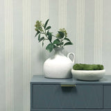 Silk Stripe - Powder Blue Wallpaper