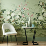 Wisteria Bloom - Pistachio Wall Mural