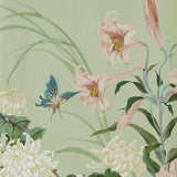 Wisteria Bloom - Pistachio Wall Mural