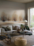 Watercolour Landscape Brown