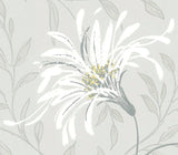 Fairhaven Grey Luxury Floral Wallpaper