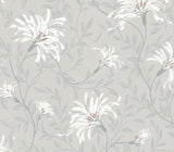 Fairhaven Grey Luxury Floral Wallpaper - 1601-101-05