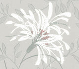 Fairhaven Grey Luxury Floral Wallpaper - 1601-101-05