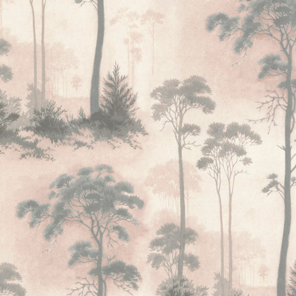 Prior Park Pink Luxury Tree Wallpaper - 1601-102-01