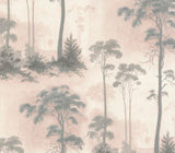 Prior Park Pink Luxury Tree Wallpaper - 1601-102-01